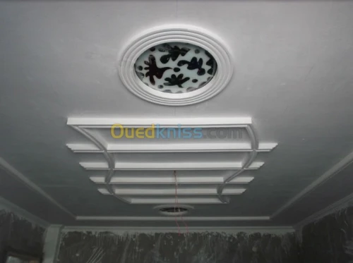 conception f.plafond en platre 