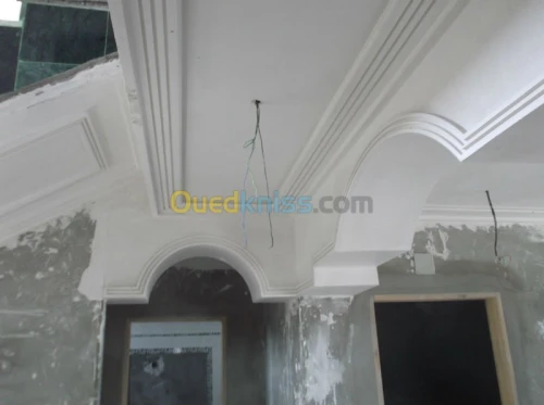 conception f.plafond en platre 