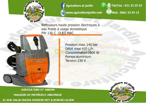 Nettoyeur Haute Pression OLEOMAC 