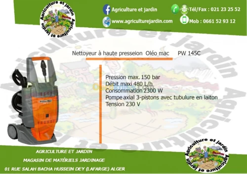 Nettoyeur Haute Pression OLEOMAC 