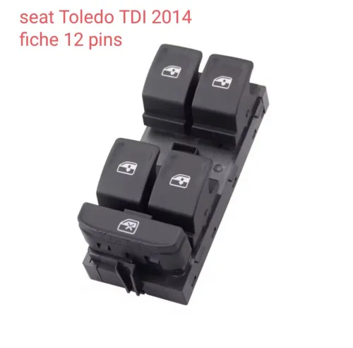 Bouton lève vitre électrique seat ibiza, leon, toledo