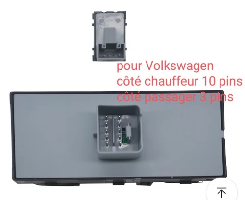 Bouton lève vitre électrique seat ibiza, leon, toledo