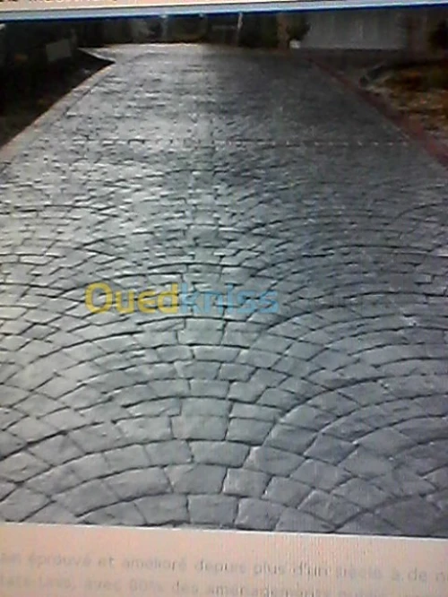 béton imprimé
