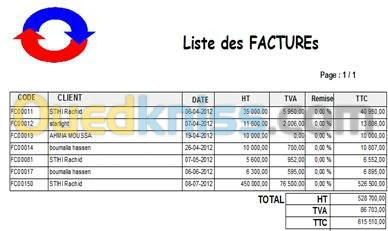 Logiciel de gestion Commerciale