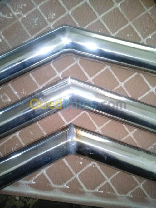 Rampe d'escalier en inox