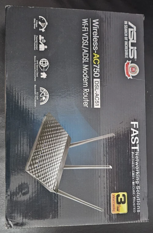 Routeur modem Wi-Fi double bande AC750 ADSL/VDSL avec contrôles parentaux avancés