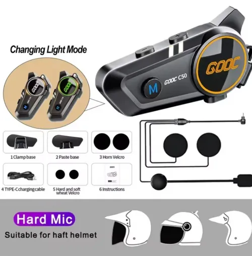 Bluetooth pour casque moto c50