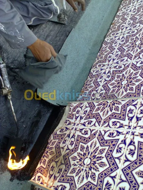 étanchéité membrane et étanchéité liquide et traitement de joint 