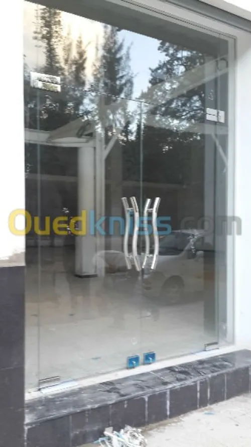 facade verre  trempé