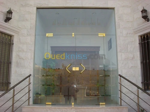 facade verre  trempé