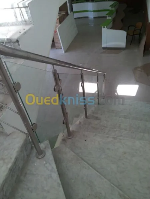 facade verre  trempé