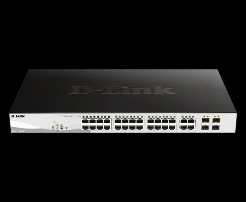 switch d link 24 port gigabit poe dgs 1210 28p smart manageable