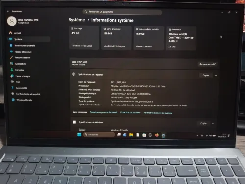 DELL INSPIRON 15 5518 I7