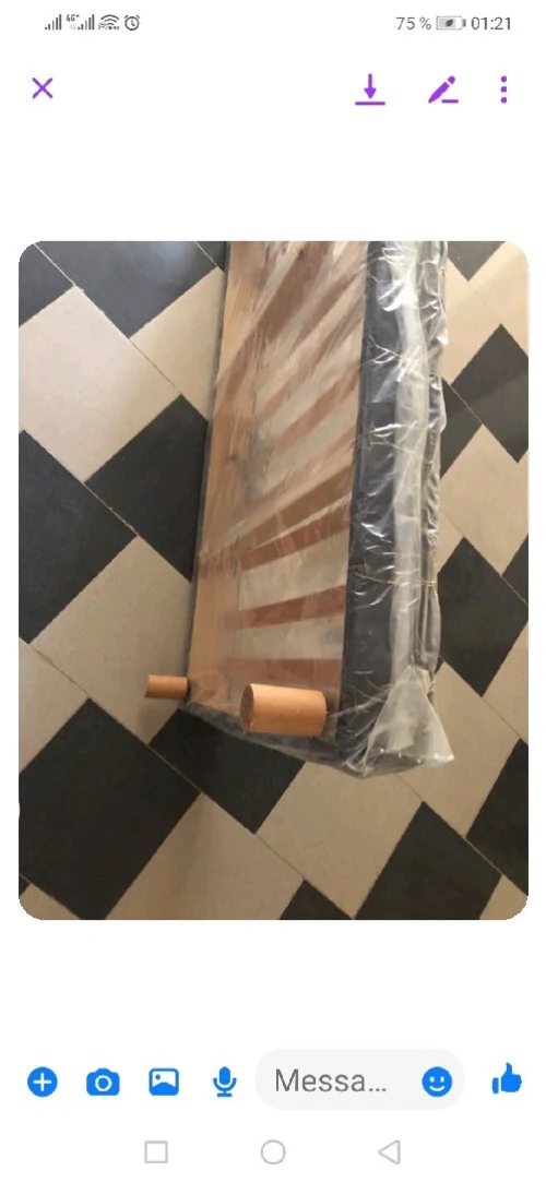 Vend lit avec matelas neuf