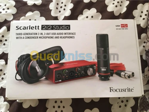 Pack Studio Focusrite Scarlett 2i2 3rd Gen