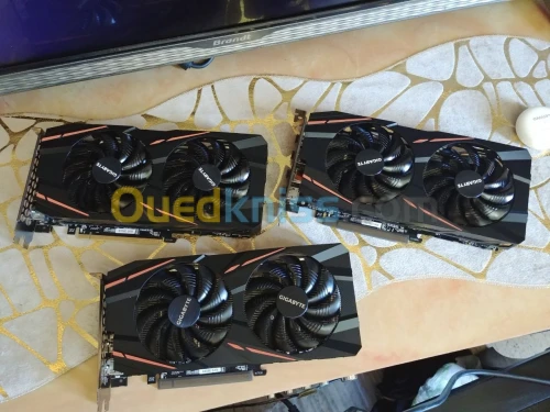 Original gigabyte RX580 8G Graphics Cards GDDR5 Memory Video Gaming 2023 
