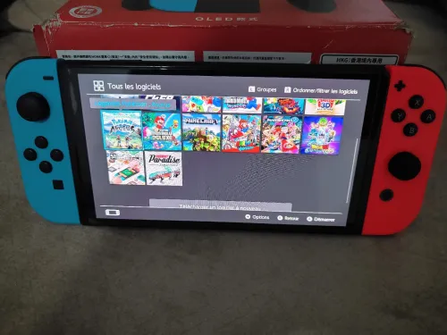 Nintendo switch oled 2024 flashée puce 128 go