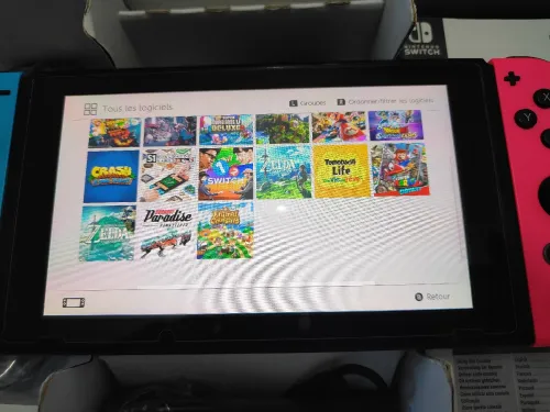 Nintendo switch V1 2019 flashée puce 128 go excellent état