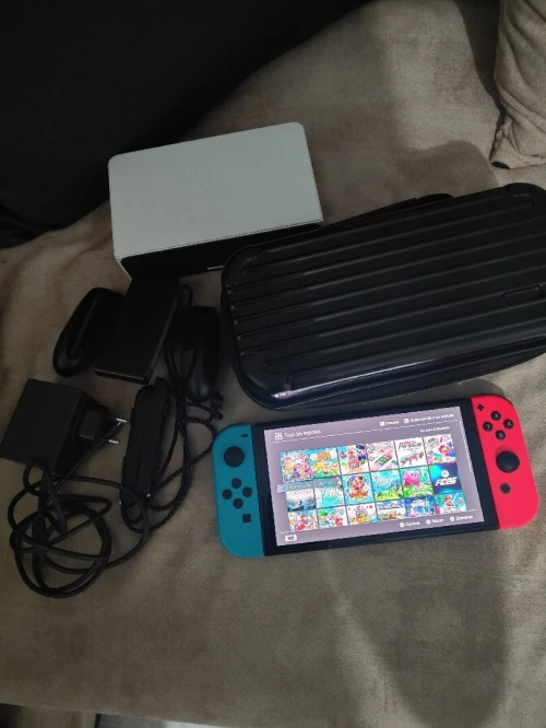 Nintendo switch oled flashée 128 go