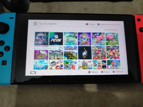 Nintendo switch flashée puce 256 go + mode online