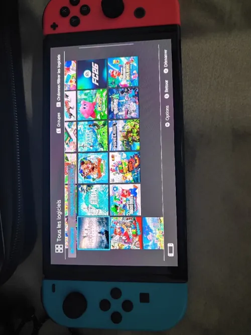 Nintendo switch oled flashée 128 go