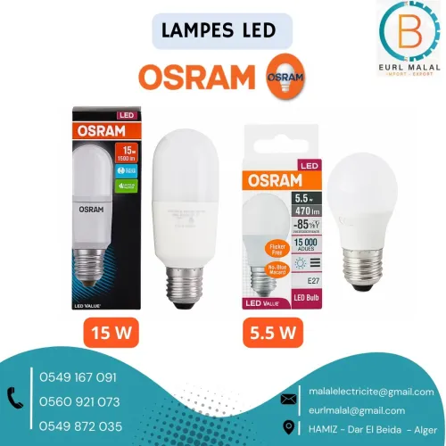 Lampe LED OSRAM 5.5W 7W 11W 13W 15W 20W