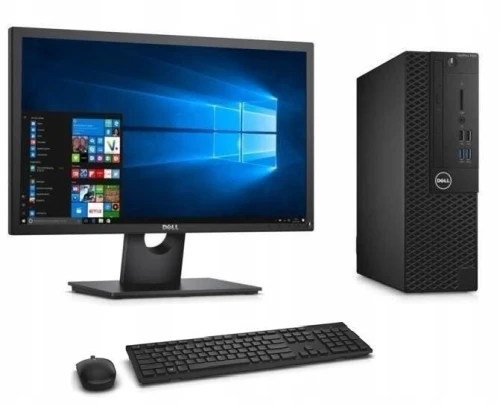 PC DE BUREAU DELL OPTIPLEX SFF  I3 6EME génération 08GB RAM  256 SSD  DVD-G  AVEC ECRAN 22 POUCE Clavier et souris DELL ORIGINAL