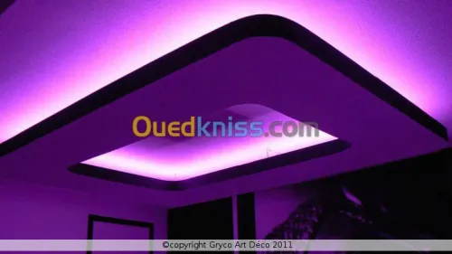 faux plafonds BA13 PVC Cloissan Parqut