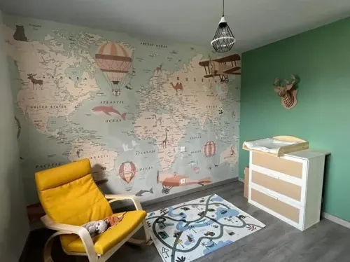 Impression sur bâche à coller sur le mur pour décoration 