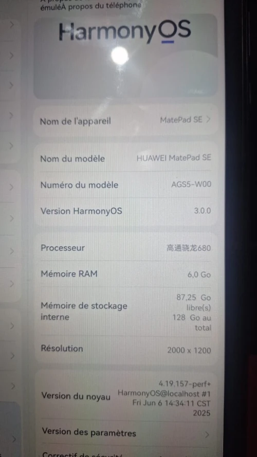 Tablette huawei
