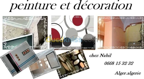 peintre et décoration