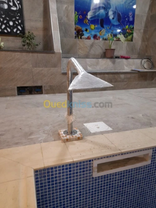 Cascade Lame D'eaux inox شلال ماءي