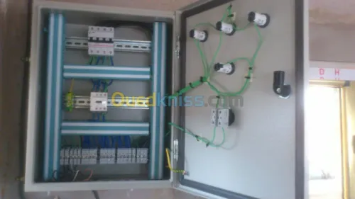 Electricité et caméra de surveillance 