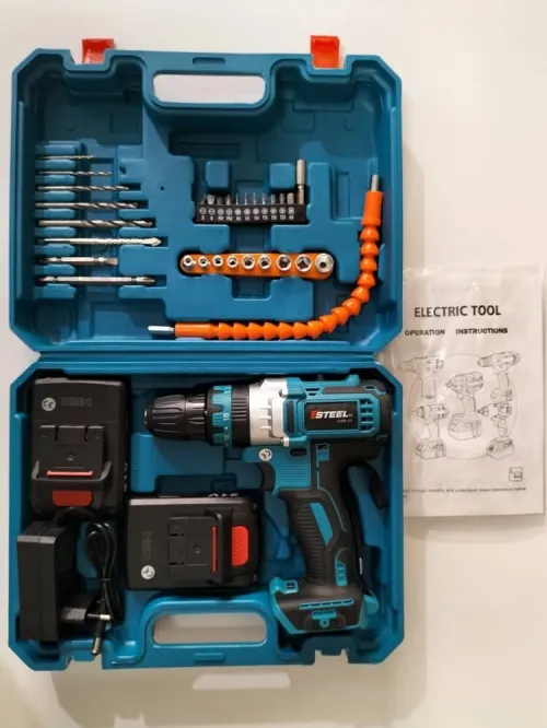 Perceuse , visseuse a percussion, scie sabre chêne, Niveau laser, perceuse (www  ssteel-tools  com)