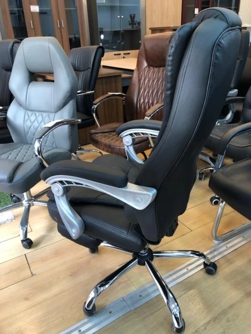 Fauteuil de Direction Premium Ultra Confort avec Repose-Pieds Intégré et Rembourrage Supérieur