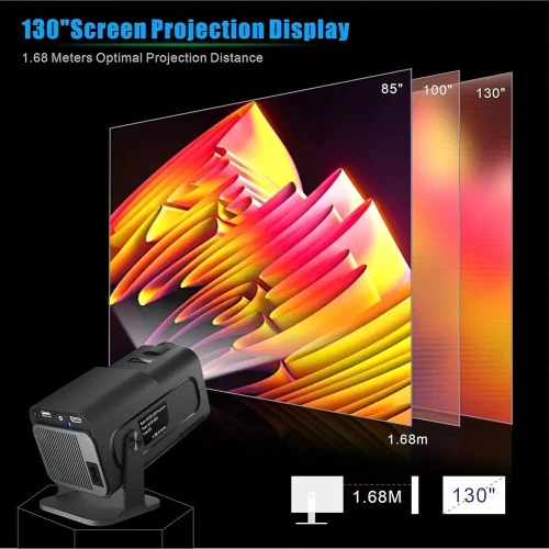 Projector datashow android wifi Bluetooth jamais utiliser livraison disponible
