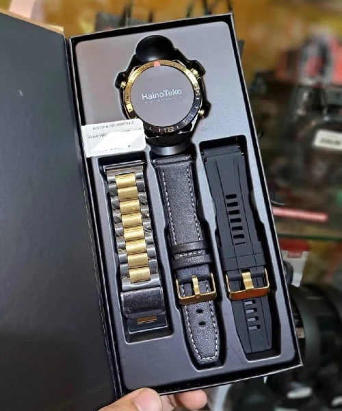 Smart Watch Haino Teko RW-68 avec Affichage de Carte GPS et 3 Bracelets ساعة ذكية أصلية