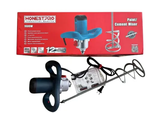 Mixeur Peinture1600w 14mm Honestpro YAE2461
