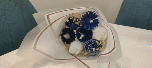 Bouquet de fleurs Bougie Parfumée Personnalisé 