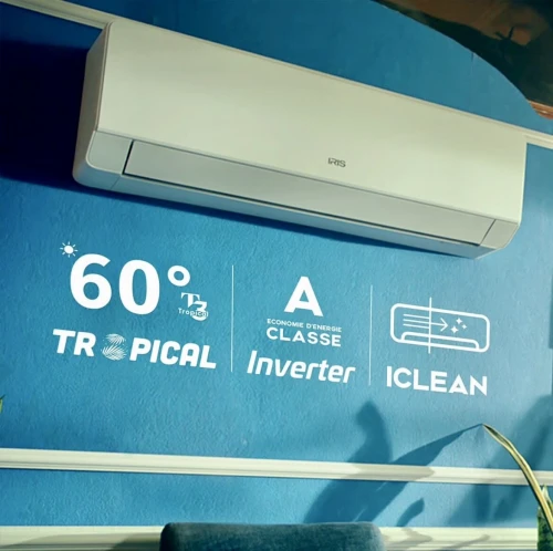 CLIMATISEUR IRIS 18000 BTU INVERTER SUPERTROPICAL T3