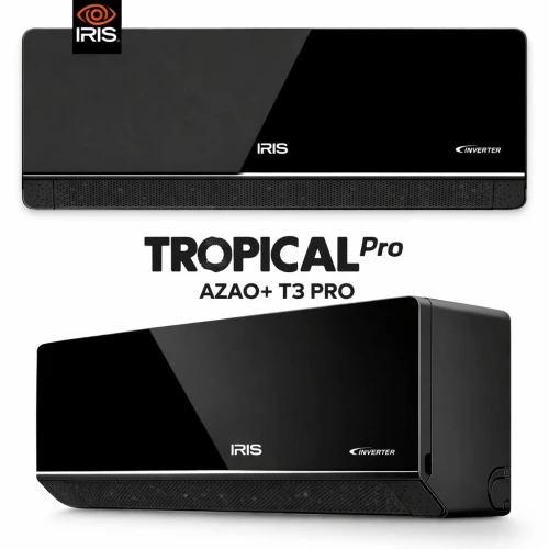 CLIMATISEUR IRIS 18000 BTU INVERTER PRO SUPERTROPICAL T3 AZAO+ PRO NOIR