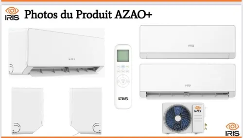 CLIMATISEUR IRIS 12000 BTU INVERTER PRO SUPERTROPICAL T3 AZAO+ PRO NOIR