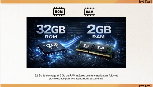 TV IRIS 55" G5020 GOOGLE TV 4K UHD SMART ANDROID 14 55 POUCES