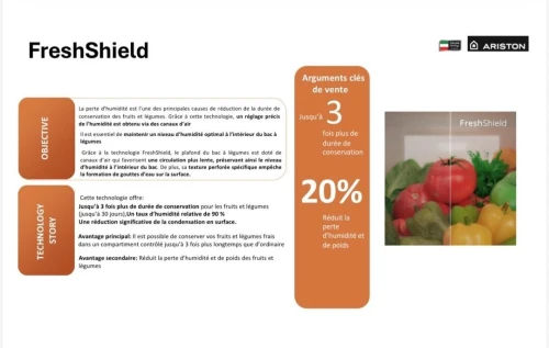ARISTON REFRIGERATEUR 557 L INOX COMPRESSEUR INVERTER NO FROST