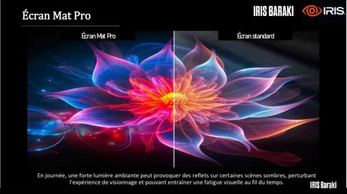 TV IRIS 65" QLED+ Q7030 GOOGLE TV 120 HZ 4K UHD SMART ANDROID 65 POUCES