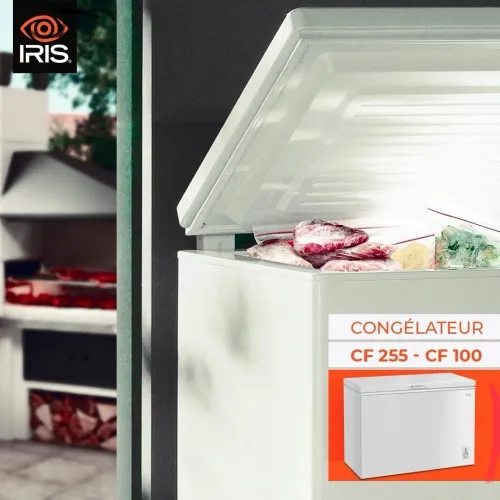 CONGÉLATEUR IRIS CF 255 L Blanc