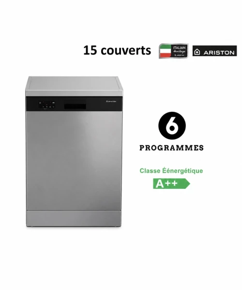 LAVE VAISSELLE ARISTON 15 COUVERTS 6 PROGRAMMES A++