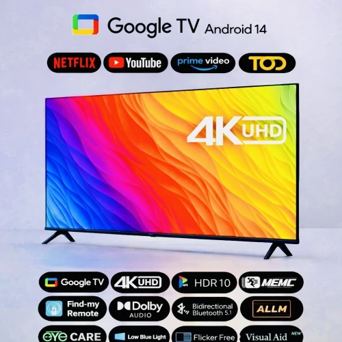 TV IRIS 55" G5020 GOOGLE TV 4K UHD SMART ANDROID 14 55 POUCES
