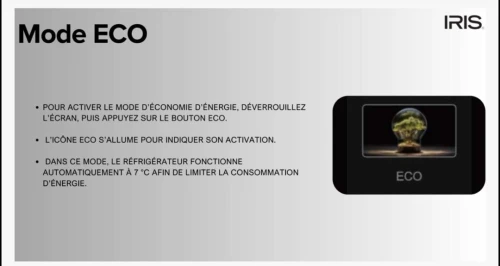 REFRIGERATEUR IRIS 400 L DEFROST IR-DD400 AFFICHEUR