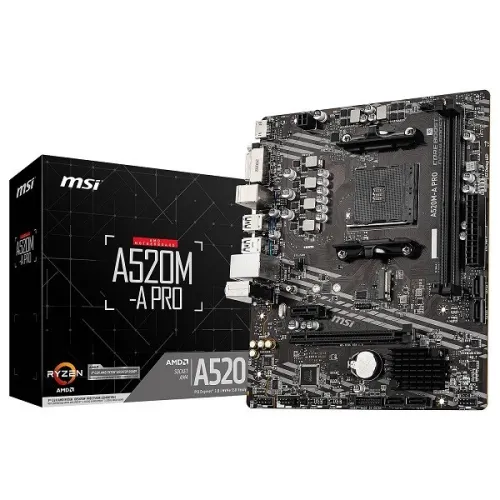 Carte Mère MSI A520M-A PRO (AMD)